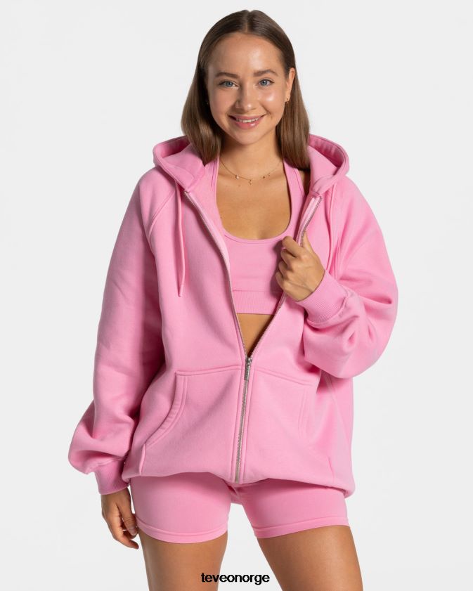 TEVEO klær 0H40JL29 rosa kvinner statement oversized jakke