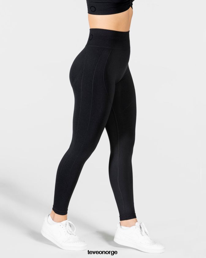 TEVEO klær 0H40JL122 svart kvinner focus scrunch leggings