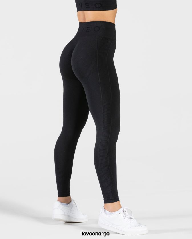 TEVEO klær 0H40JL122 svart kvinner focus scrunch leggings