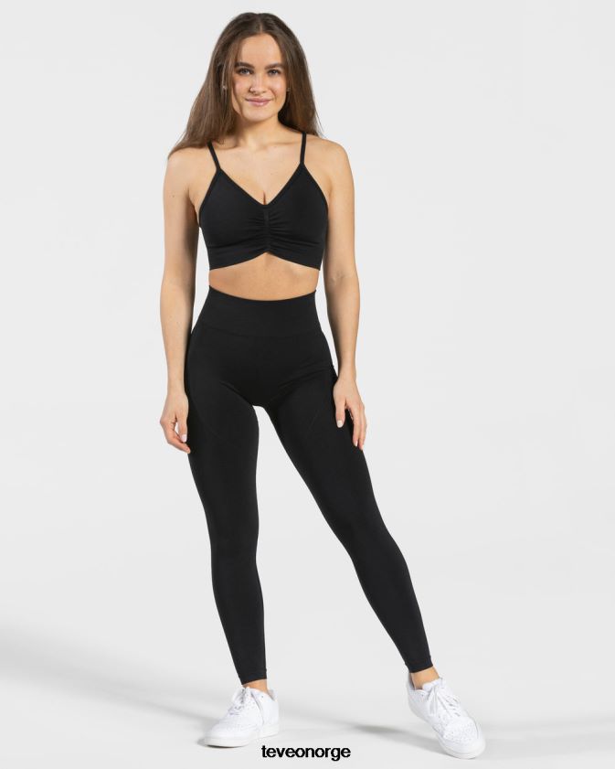 TEVEO klær 0H40JL122 svart kvinner focus scrunch leggings