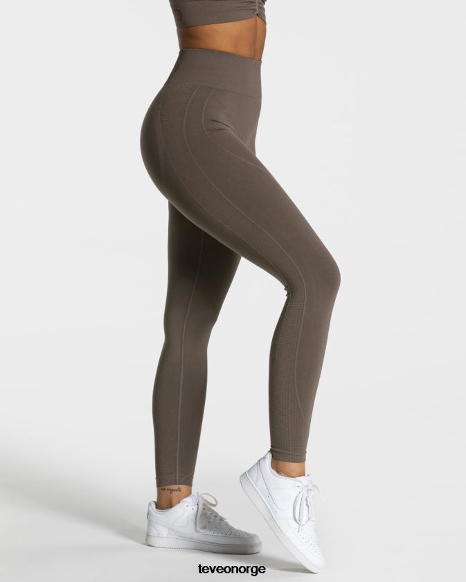 TEVEO klær 0H40JL160 taupe kvinner focus scrunch leggings