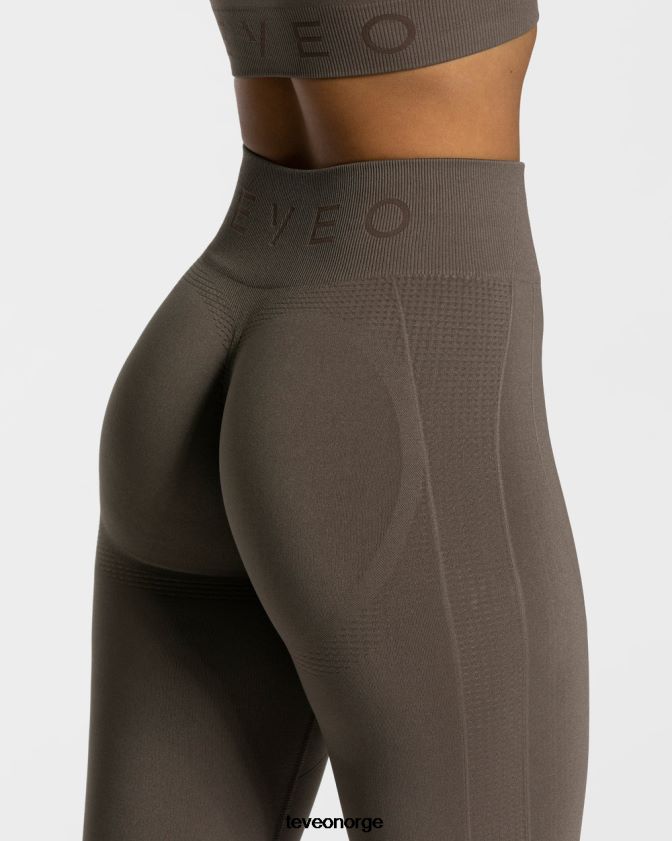 TEVEO klær 0H40JL160 taupe kvinner focus scrunch leggings