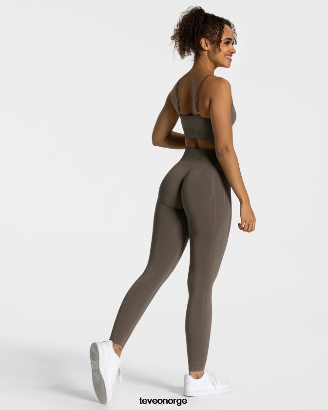 TEVEO klær 0H40JL160 taupe kvinner focus scrunch leggings