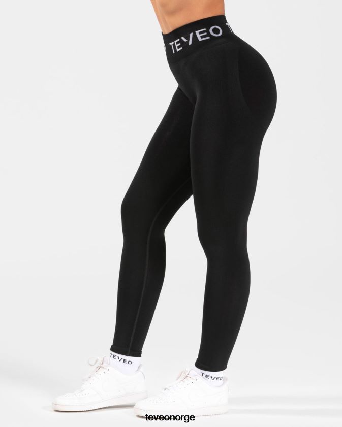 TEVEO klær 0H40JL65 svart kvinner signatur scrunch leggings