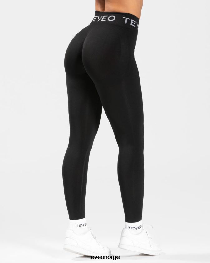 TEVEO klær 0H40JL65 svart kvinner signatur scrunch leggings