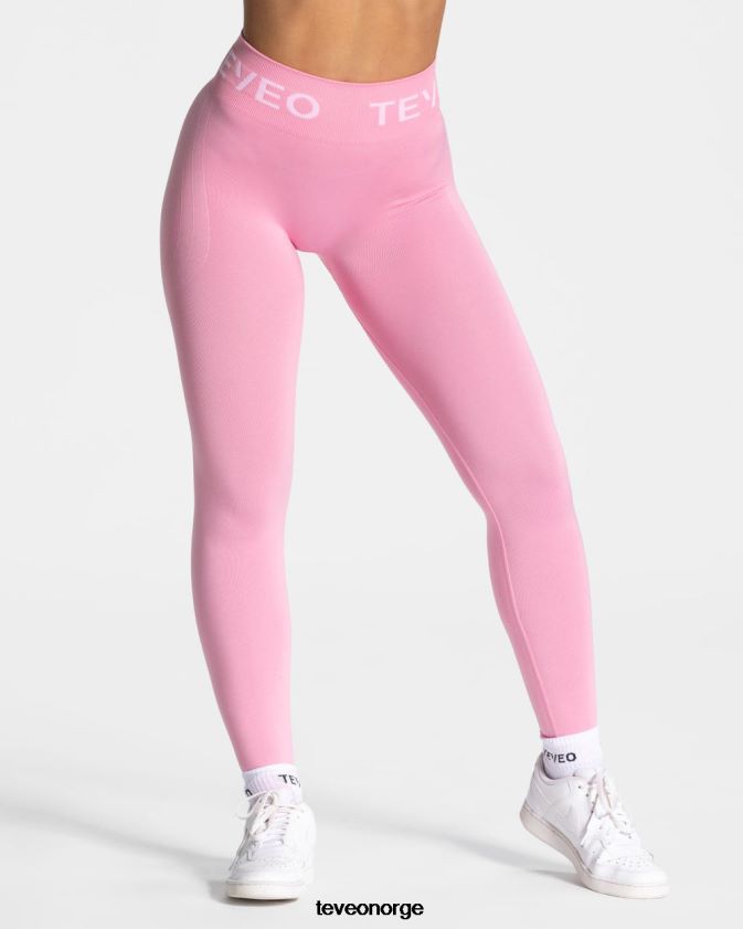 TEVEO klær 0H40JL66 rosa kvinner signatur scrunch leggings