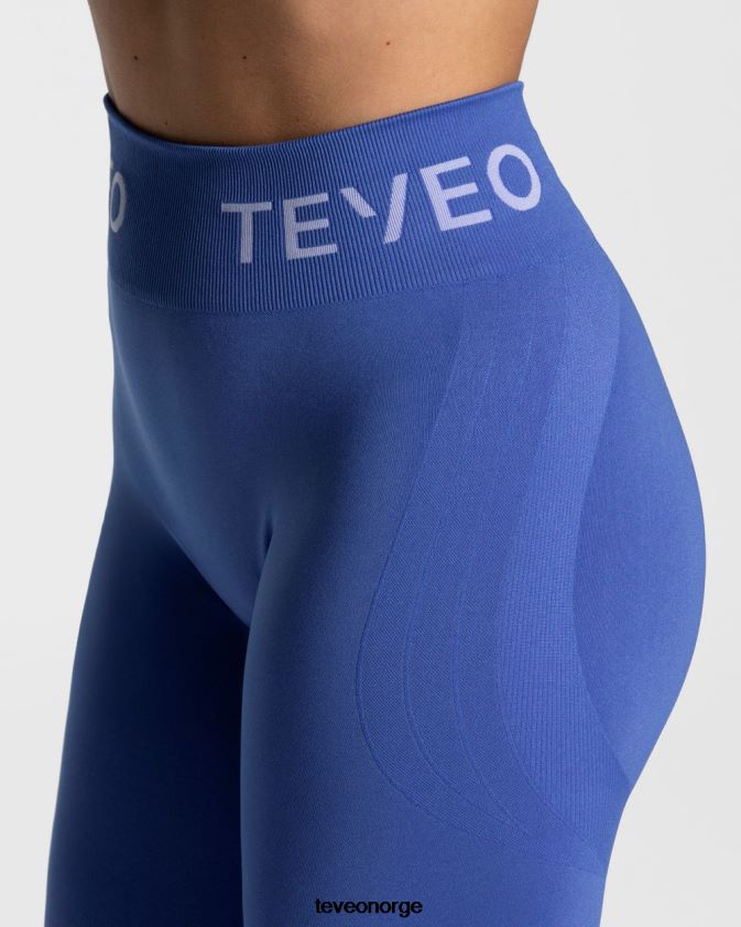 TEVEO klær 0H40JL67 kongeblå kvinner signatur scrunch leggings