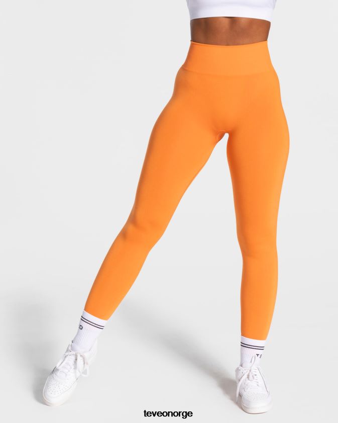 TEVEO klær 0H40JL78 oransje kvinner stilige leggings