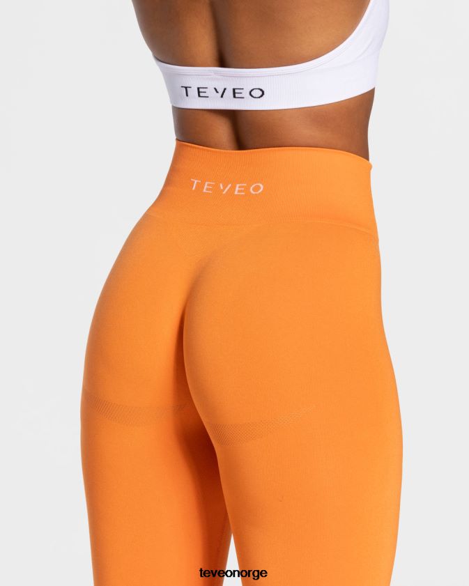 TEVEO klær 0H40JL78 oransje kvinner stilige leggings