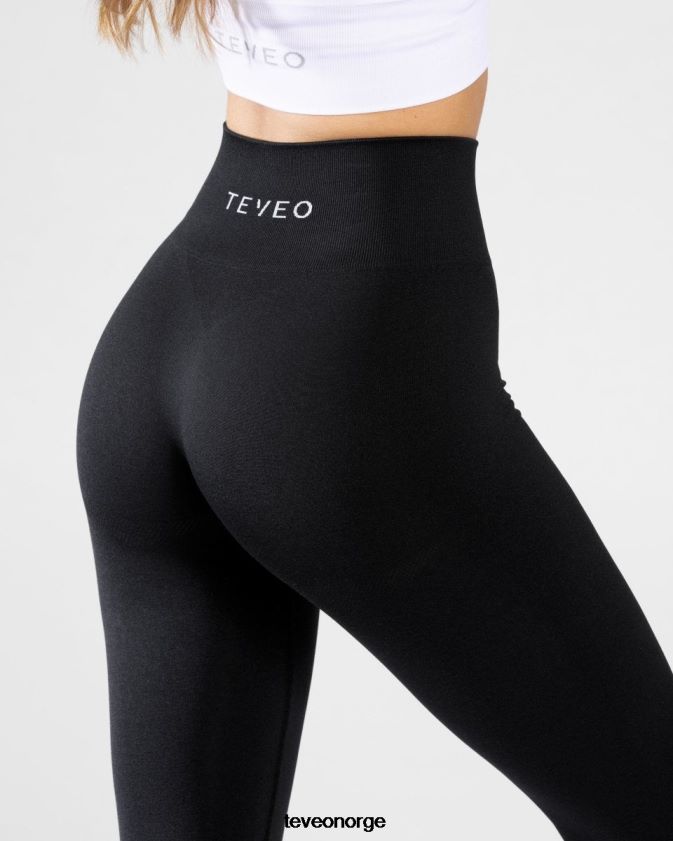 TEVEO klær 0H40JL80 svart kvinner stilige leggings