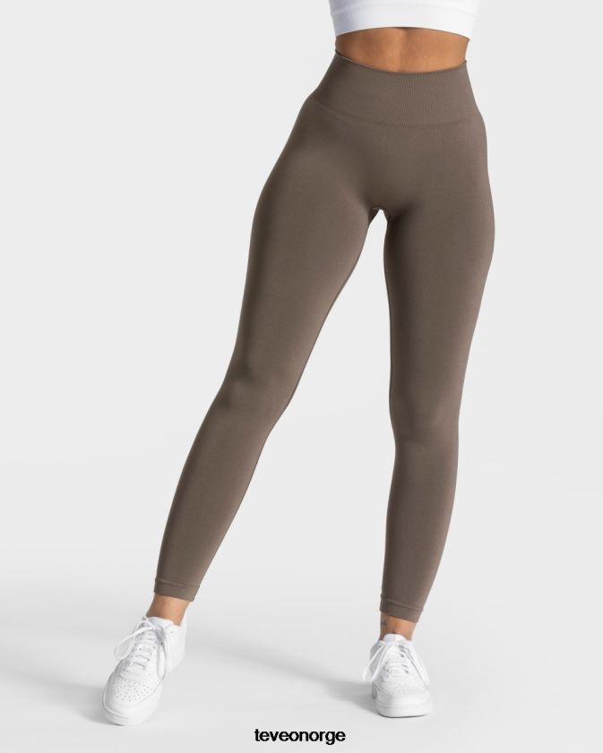 TEVEO klær 0H40JL83 taupe kvinner stilige leggings