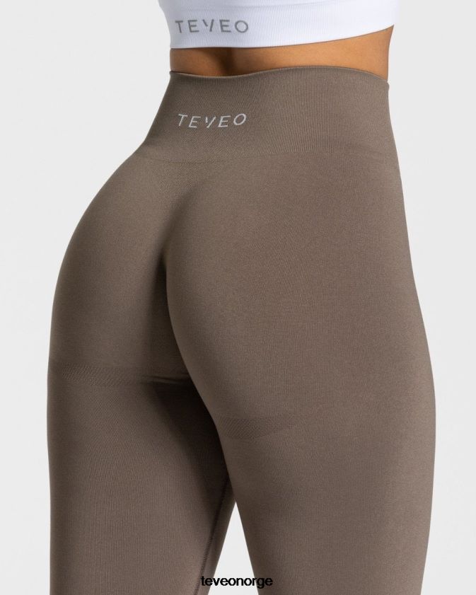 TEVEO klær 0H40JL83 taupe kvinner stilige leggings