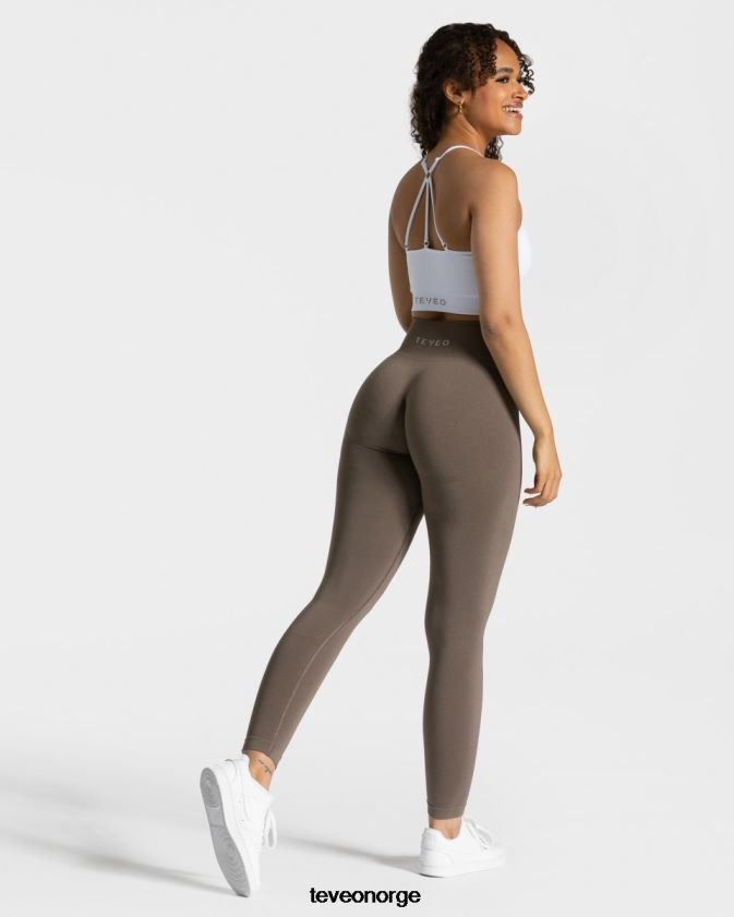 TEVEO klær 0H40JL83 taupe kvinner stilige leggings