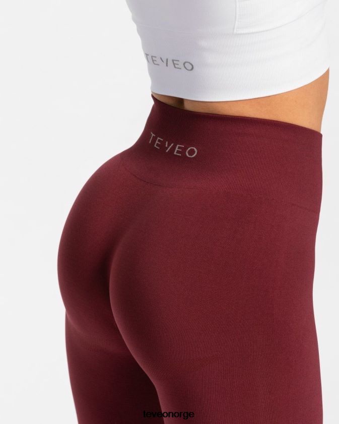 TEVEO klær 0H40JL84 vinrød kvinner stilige leggings