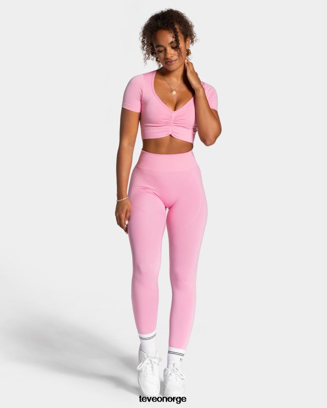 TEVEO klær 0H40JL458 rosa kvinner fokus crop top