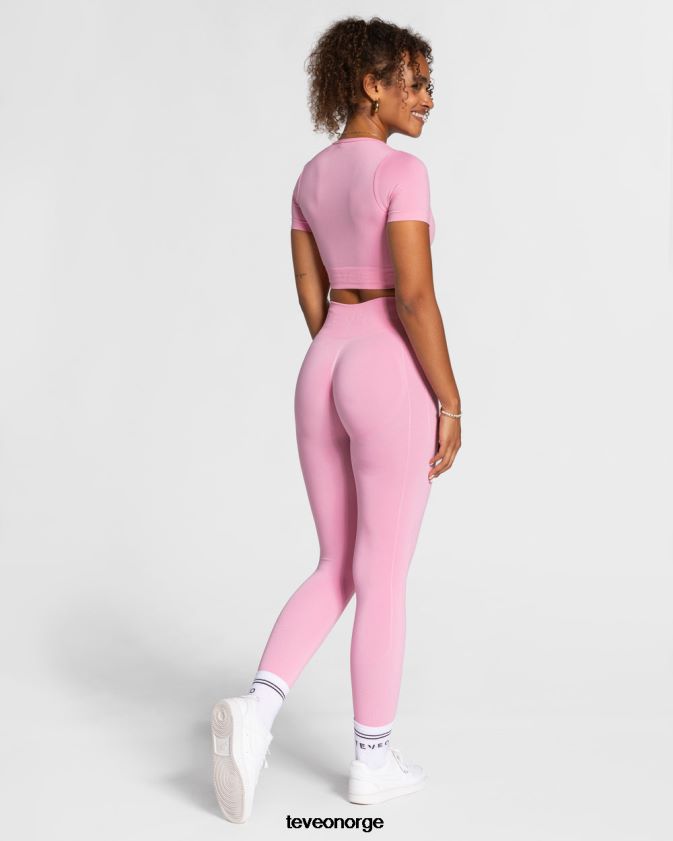 TEVEO klær 0H40JL458 rosa kvinner fokus crop top